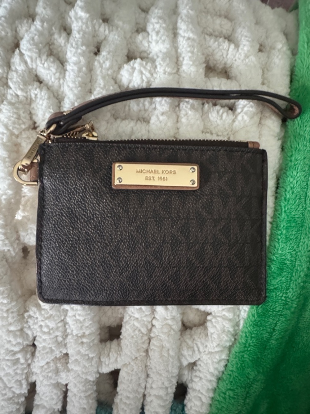 Michael Kors Leather Jet Set Small Coin Purse